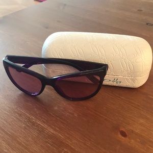 Oakley Fringe sunglasses, purple. Gently used